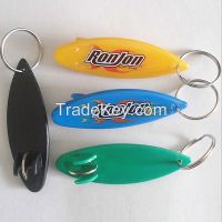 ABS surfboard bottle opener keyring