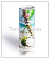 Coconut milk in 250ml alu can