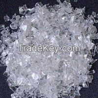 white clear pet flakes price