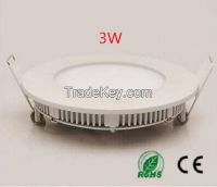 LED PANEL LIGHT PL-R-3W with CE and ROHS