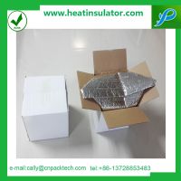 High Density Bubble Foil Insulated Shipping Box Liners With Outer Box