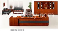 wooden office desk, executive desk D-0936