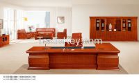 wooden office desk, executive desk HY-D7038