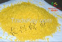 yellow beeswax in pellets