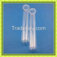 high purity clear large diameter quartz tube with flange