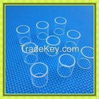 high purity heat resistant clear quartz glass tube