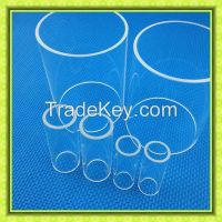 Clear quartz glass test tube