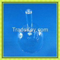 7 notes handle crystal singing bowl with suede mallet