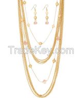 Gold-plated neckl...