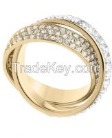 Fashion gold-plated ring