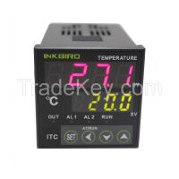 Inkbird Dual Digital PID AC 100-265V Temperature Controller w/ Omron Relay DIN 1/16 ITC-100RH