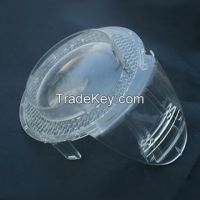 Custom-made plastic lens for lamp lighting