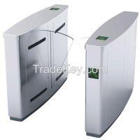 CE Approved Security Passage Turnstile with IR Sensor, alarm, Flap Barri