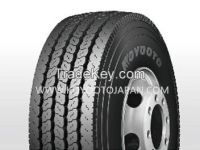 All steel radial truck tires made by Japan design