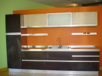 Gloss laminate contemporary kitchen