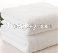 100% Cotton Hotel White Bath Towel Set
