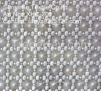 water soluble embroidered fabric