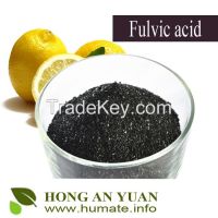 100% Soluble In Water Fulvic Acid / Leonardite Fulvic Acid / Fulvic Humic Acid Organic Fertilizer Agrochem
