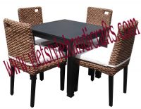 water hyacinth dining sets