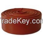 Double-sided rubber fire hose