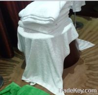 Hotel towels of bath towels
