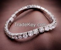 Diamond Single Claw Chain Bracelet