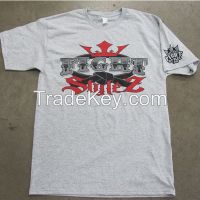 New design cotton t shirt with silk screen printing