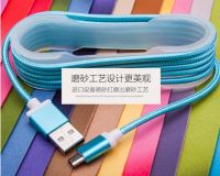 colorful frabric lightning USB cables for iphone