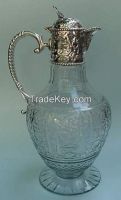 Crystal Jug with metal cap