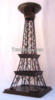 Eiffel tower Metal candle holder