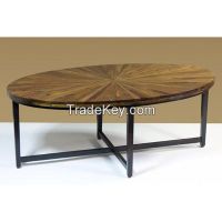 Iron & wood Cocktail Table