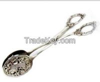 Metal Silver Ice Tong