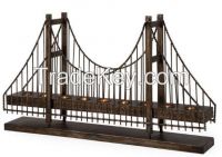 Suspension Bridge Metal Candleholder