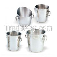 Aluminium, Brass, Iron, Steel, Ice Buckets