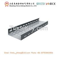 Hot sale galvanized steel perforated cable tray with ISO9001 in 500mm