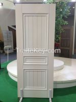 Solid wood door of villa