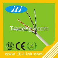 Hottest 305m utp cat5e pure copper twisted pair lan cable with high quality high speed and long working distance
