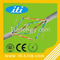 Top quality indoor Fluke Pass 305M CCAU 0.51mm UTP Cat5e cable LAN networking cable communication wires Telephone wire