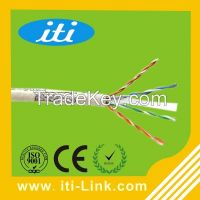 Cat6 Cable AL foil braidng Lan Cable SFTP Cat6 4pairs twisted conductor