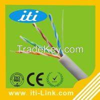 CCA 4P 24AWG solid  CE ROHS passed Cat5e UTP Network cable