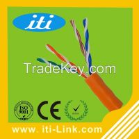 CCA material Cat5e Lan Cable RoHS CE ISO Standard Cable Cat5e