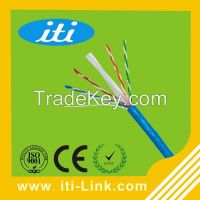 CE ISO ROHS approved 4 pair 23awg utp lan cable CAT6