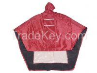R-1020A-PL-3 RED POLYESTER MOTORCYCLE RAIN GEAR