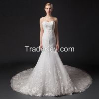 2016 Satin A-Line Wedding Dress JS07