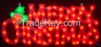 EVA&LED Christmas decorative lights, Merry Christmas Motive Light