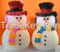 EVA&LED Christmas decorative lights, Valentine Snowman with Button-cell, xmas lights