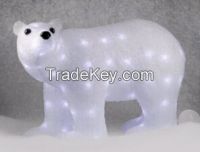 EVA&LED Christmas decorative lights, The White Light Polar Bear, xmas lights