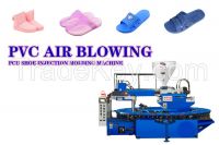 PVC air blowing shoe injection molding machine