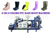 Double color rain boot machine