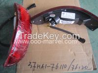 Higer bus spare parts bus rear light left and right side 37HA1-76110 37HA1-76120 for GoldenDragon bus